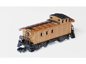 36' Brown Caboose